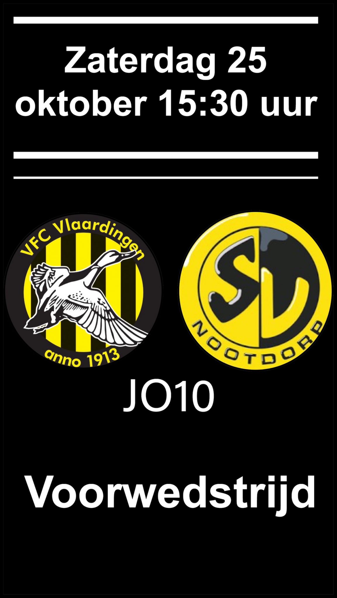 JO10 Team van de week op 25 oktober bij VFC - Nootdorp