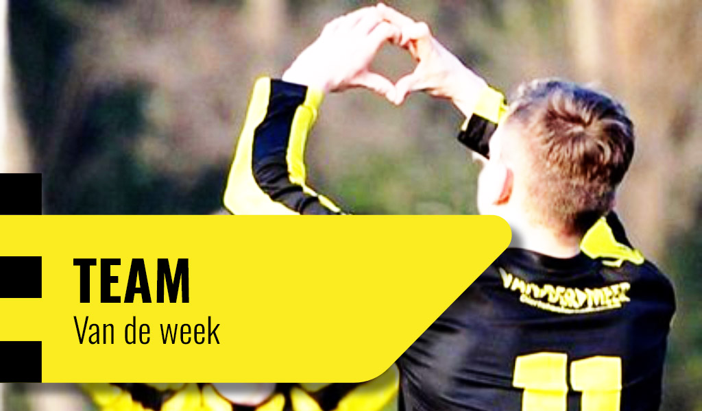 WIE WORDT ONS TEAM VAN DE WEEK?